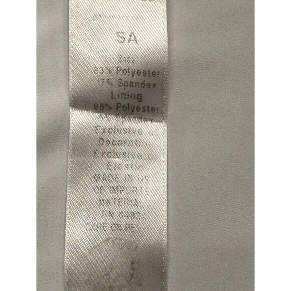 WEISSMAN Black Women’s 1 Piece Swim Suit White Angel Heart Size SA Leotard Bra - Picture 5 of 11